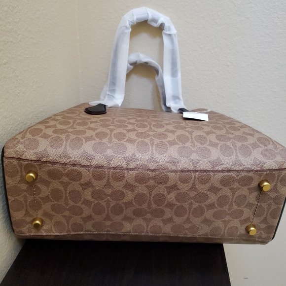 Coach Lora Caryall In Colorblock Signature Canvas - Picture 13 of 16